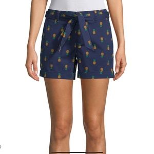 St. John's Bay Womens Mid Rise Chino Short